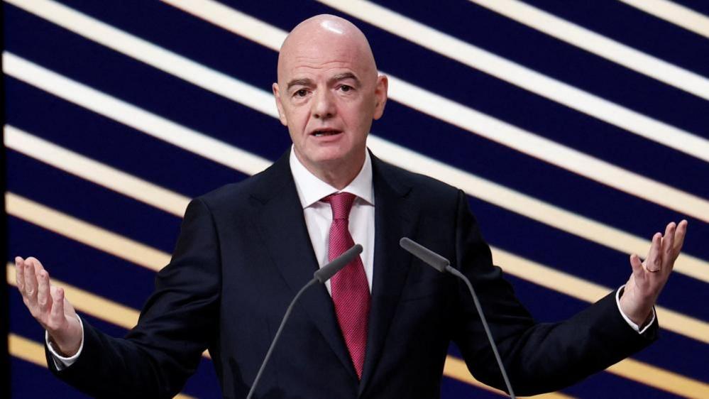 英足总将撤回对国际足联主席因凡蒂诺的支持
